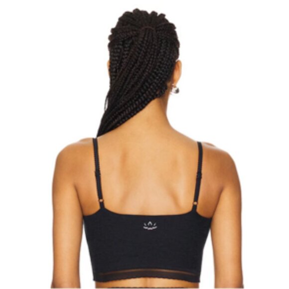 Beyond Yoga Spacedye Crop Top Allure Built in Bra Lace Trim Medium - Picture 2 of 6